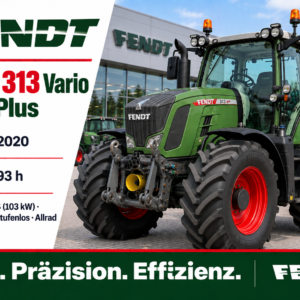 Fendt 313 Vario Profi Plus – Bj. 2020, 4.093 h
