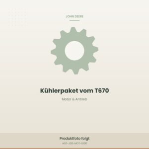 John Deere K&uuml;hlerpaket vom M&auml;hdrescher T670 &ndash; Bj. 2022, 760 Motorstunden