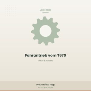 John Deere Fahrantrieb vom M&auml;hdrescher T670 &ndash; Hauptantrieb, Bj. 2022, 760 Motorstunden
