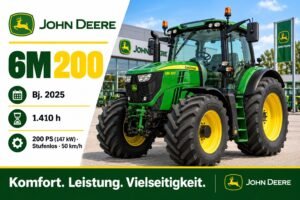 John Deere 6M 200