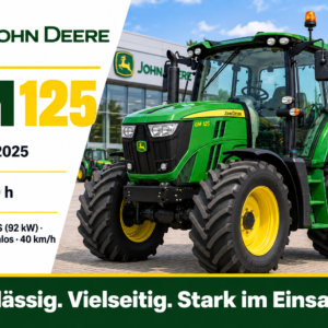John Deere 6M 125