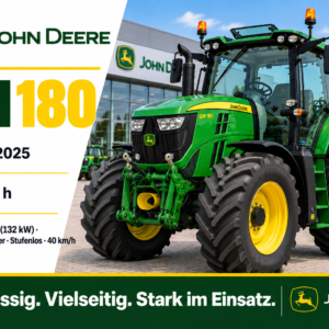 John Deere 6M 180