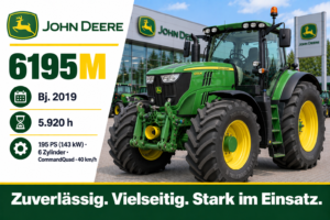 John Deere 6195M