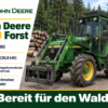 John Deere 1750 mit Forstaufbau – Bj. 1990, 50 PS, Glogger Doppeltrommelwinde 2 x 5,5 t mit Funk, Schmotzer Frontlader