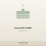 Krone KWT 8.80/8 Kreiselheuer – 8,80 m, 8 Kreisel, Baujahr 2002