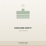 KUHN GMD 4010 Lift Control Scheibenmähwerk – 3,95 m, Baujahr 2012