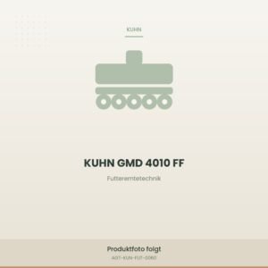 KUHN GMD 4010 Lift Control Scheibenmähwerk – 3,95 m, Baujahr 2012