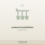 Lemken Korund 8/450 K Saatbettkombination 4,50 m – Neumaschine 2026, hydraulisch klappbar, Marathonzinken, Doppelkrümelwalze