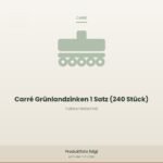 Carré Grünlandzinken 1 Satz (240 Stück)