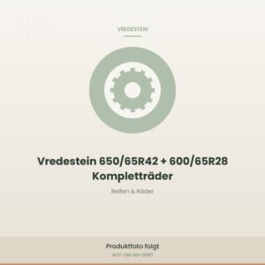 Vredestein Traxion 65 Kompletträder 650/65R42 + 600/65R28