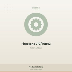 Firestone 710/70R42 &ndash; 2 St&uuml;ck, Bj. 2022, ca. 70 % Restprofil, ohne Felgen