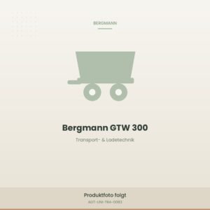 Bergmann GTW 300 Überladewagen 30 m³ – Bj. 2025