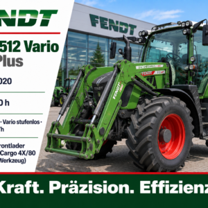 Fendt 512 Vario Profi Plus – Bj. 2020, 1.230 h
