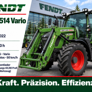 Fendt 514 Vario Profi – Bj. 2022, 2.600 h