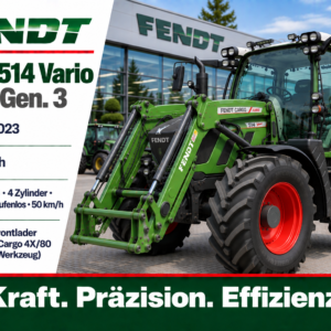 Fendt 514 Vario Profi+ – Bj. 2024, 75 h