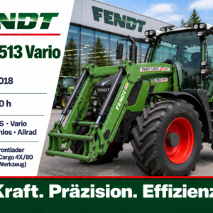 Fendt 513 Vario – Bj. 2018, 1.620 h