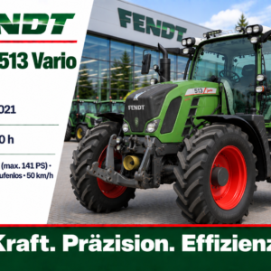 Fendt 513 Vario Profi – Bj. 2021, 1.200 h