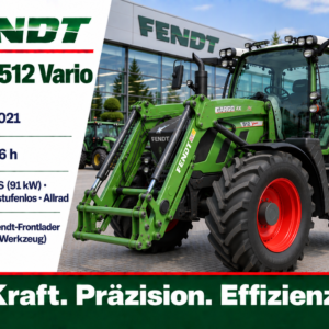 Fendt 512 Vario – Bj. 2021, 1.526 h