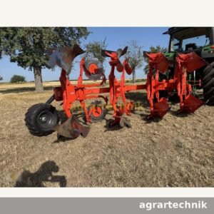 KUHN Multimaster 123 Volldrehpflug – 4 Körper, Packerarm, Baujahr 2019