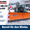 Hydrac UNI-270 Schneeschild – Bj. 2024