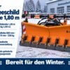 Adler Schneeschild S-Serie 1,80 m – hydraulische Seitenverstellung, KAT Kommunal